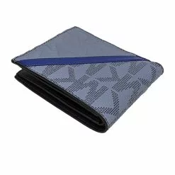 Michael Kors Cooper Logo and Embossed Faux Leather Billfold Wallet Chambray 36U2LCOF1L -Michael Kors store online michael kors 9472 9184826 5