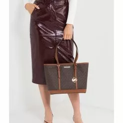 Michael Kors Jet Set Travel Small Zip Tote Bag (nt)